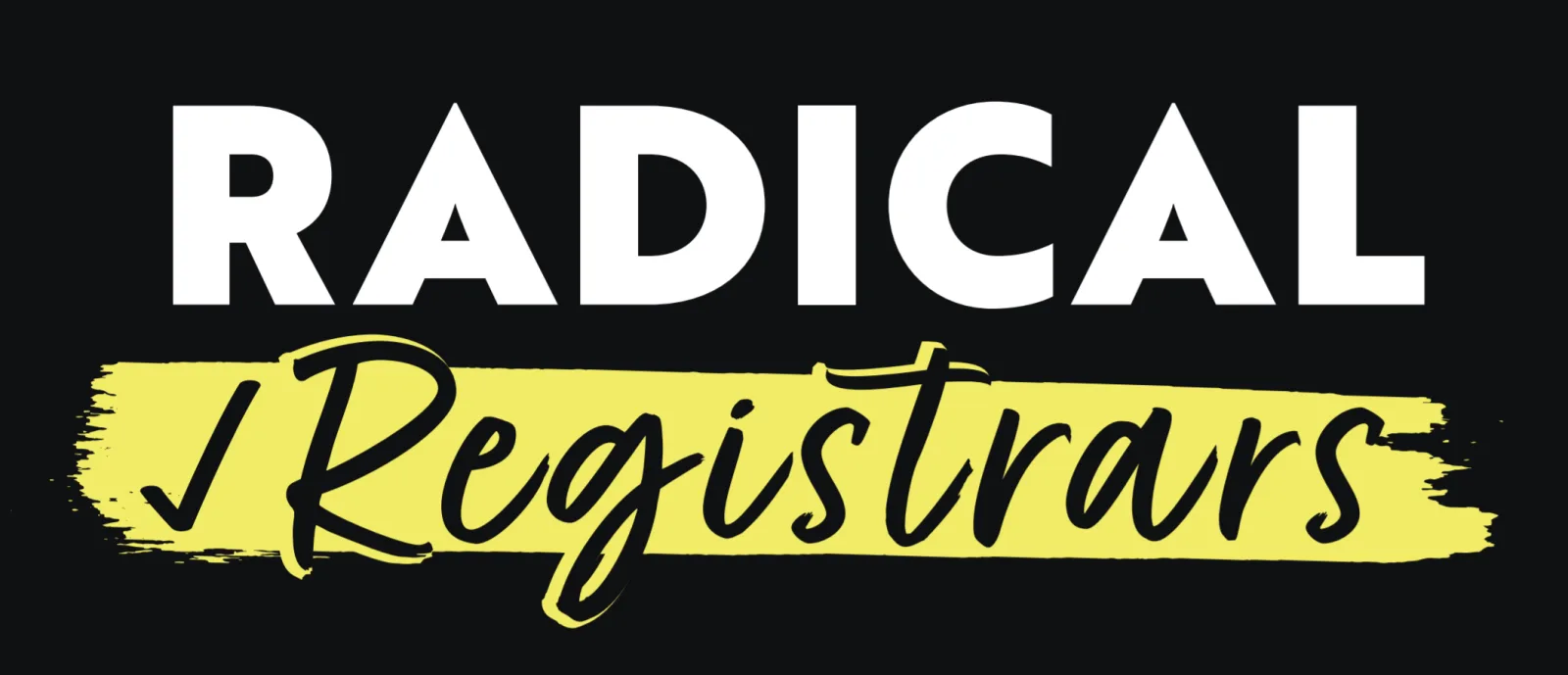 Radical Registrars banner